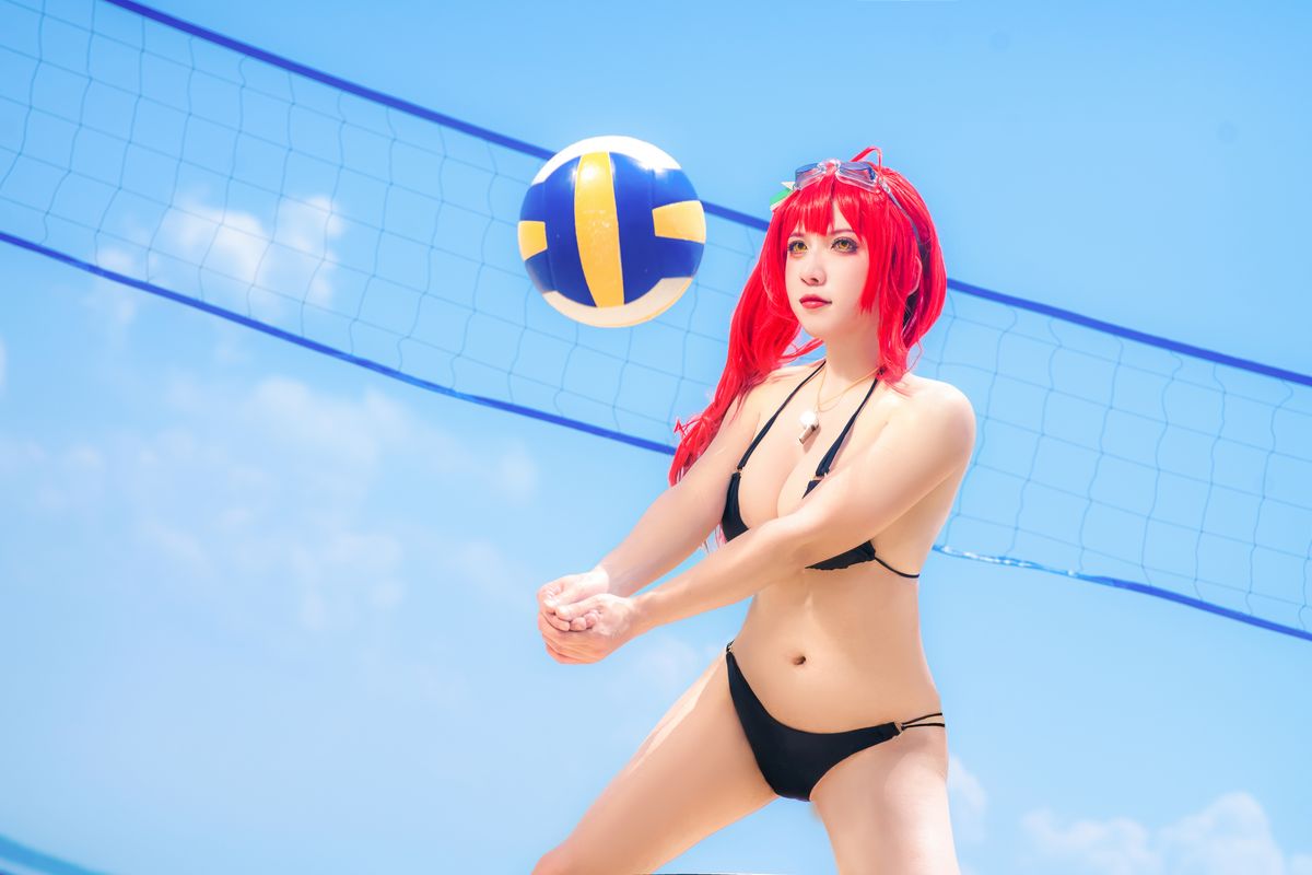 Coser@隼隼子 And 刺青Poi – 沙滩排球 (41P)