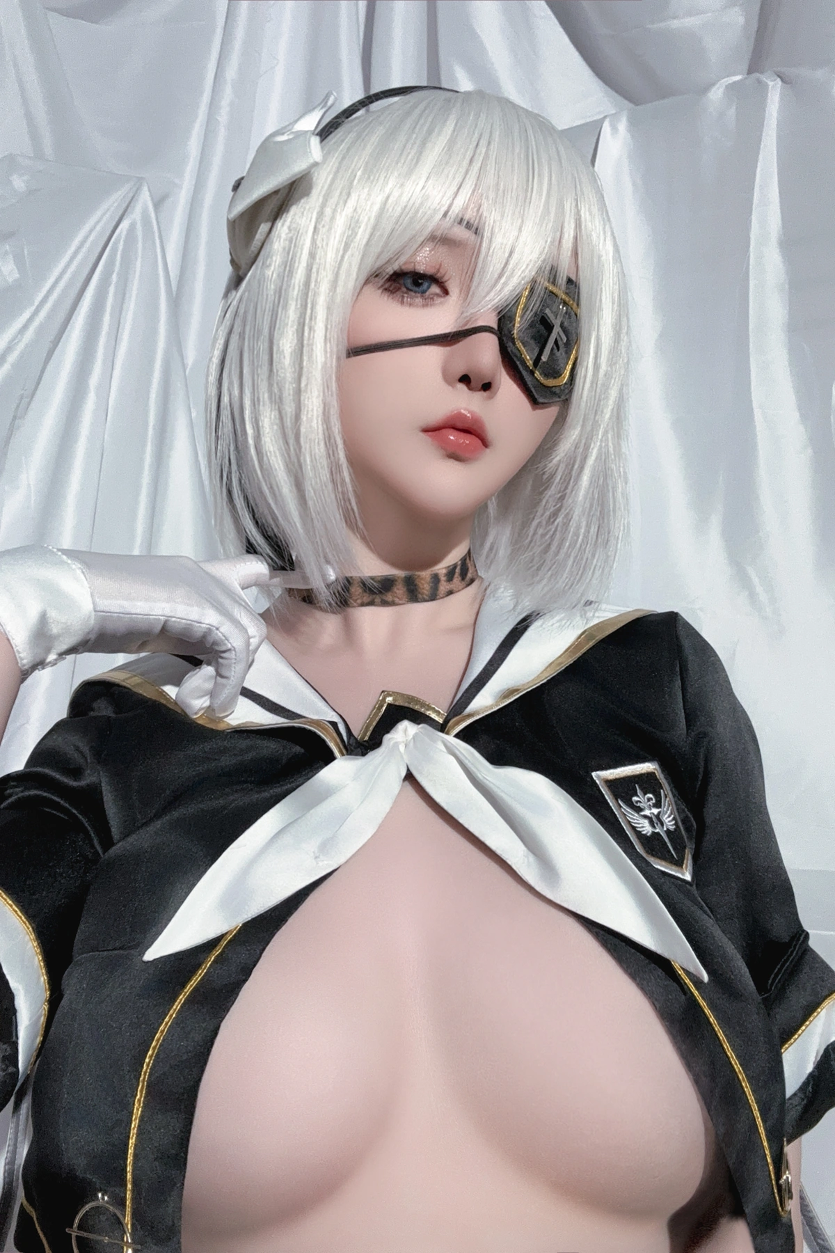 Cosplay 星之迟迟Hoshilily – 尼尔同人 2B学姐服