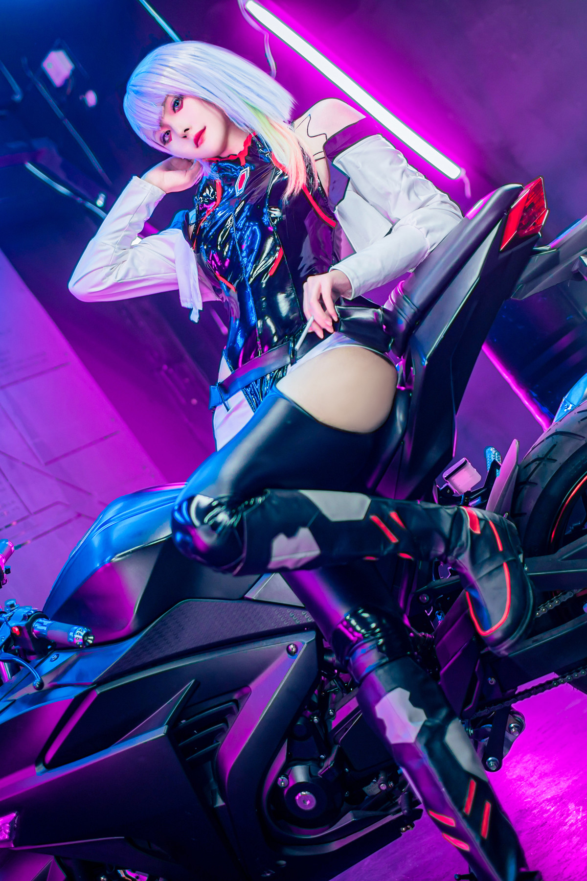 Cosplay Natsuko夏夏子 赛博朋克边缘行者Lucy(70P)