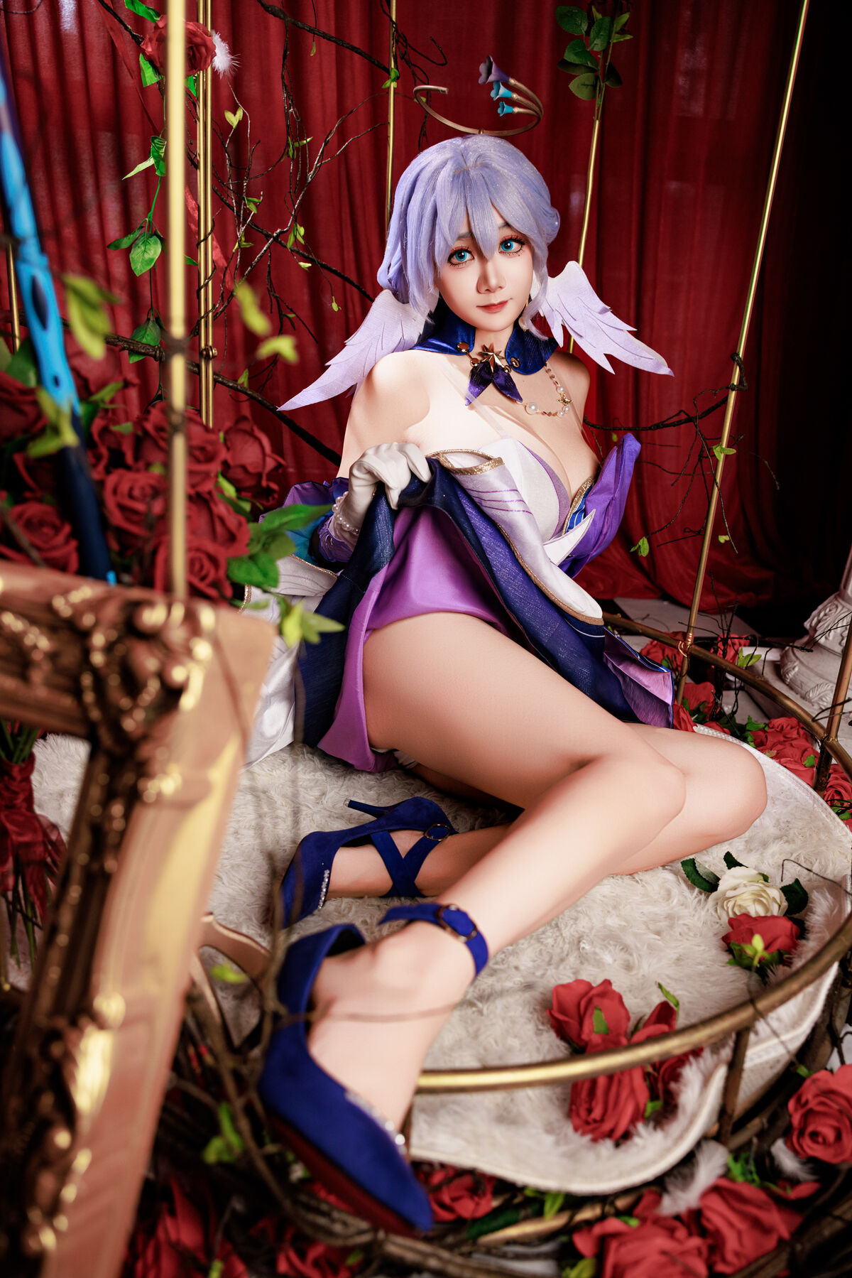 Coser@阿雪雪 – 崩坏 星穹铁道 知更鸟 (91P)