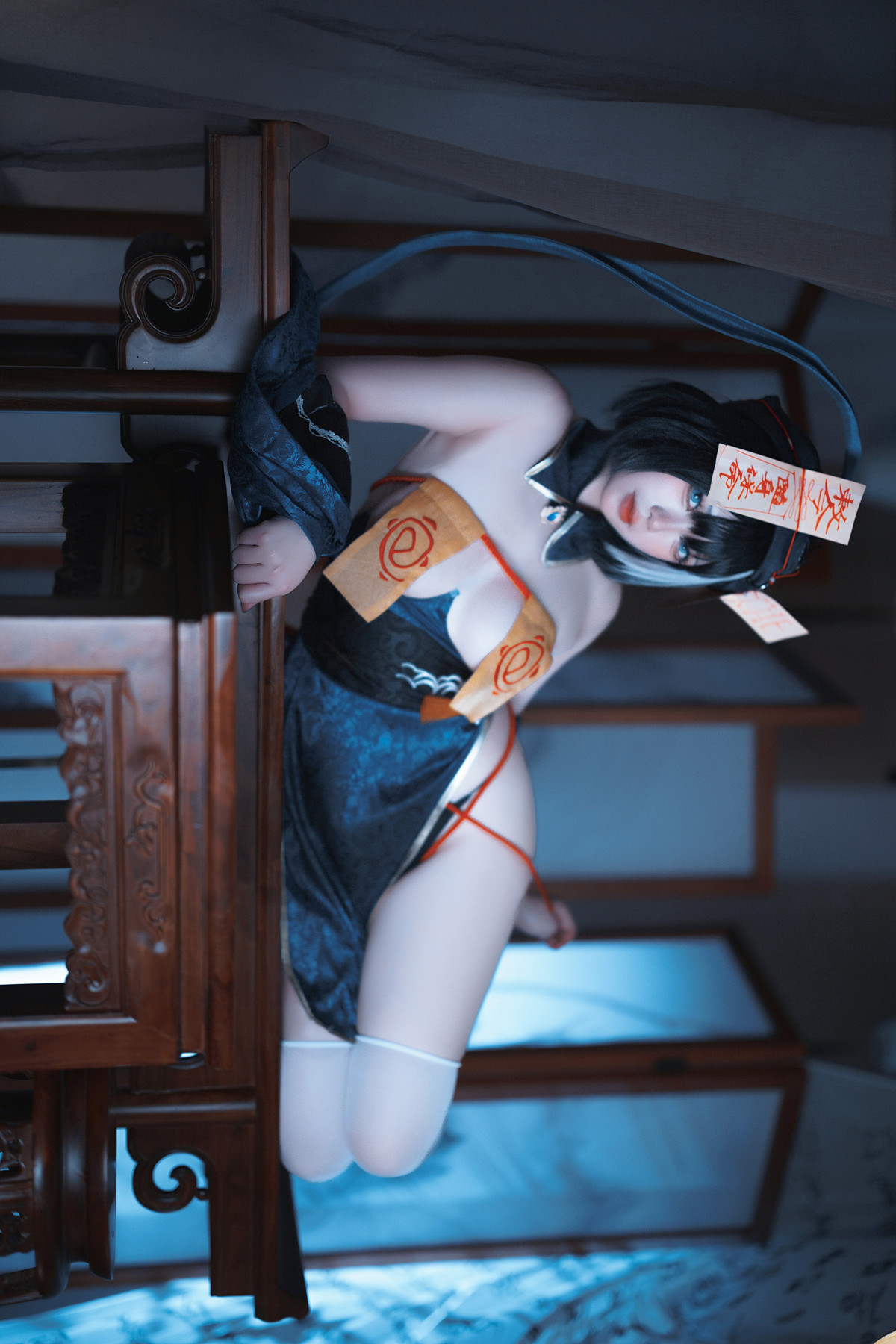 Cosplay 樱落酱w 碧蓝航线 华甲僵尸(41P)