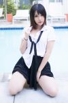 Coser@Hana Bunny – Wet Shirt Casual