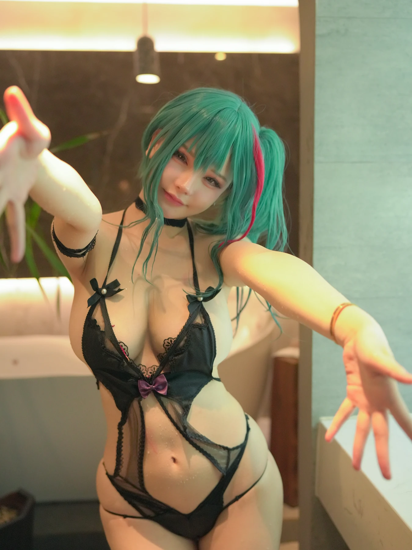 Cosplay 前羽_rr – 碧蓝航线 环洗手间