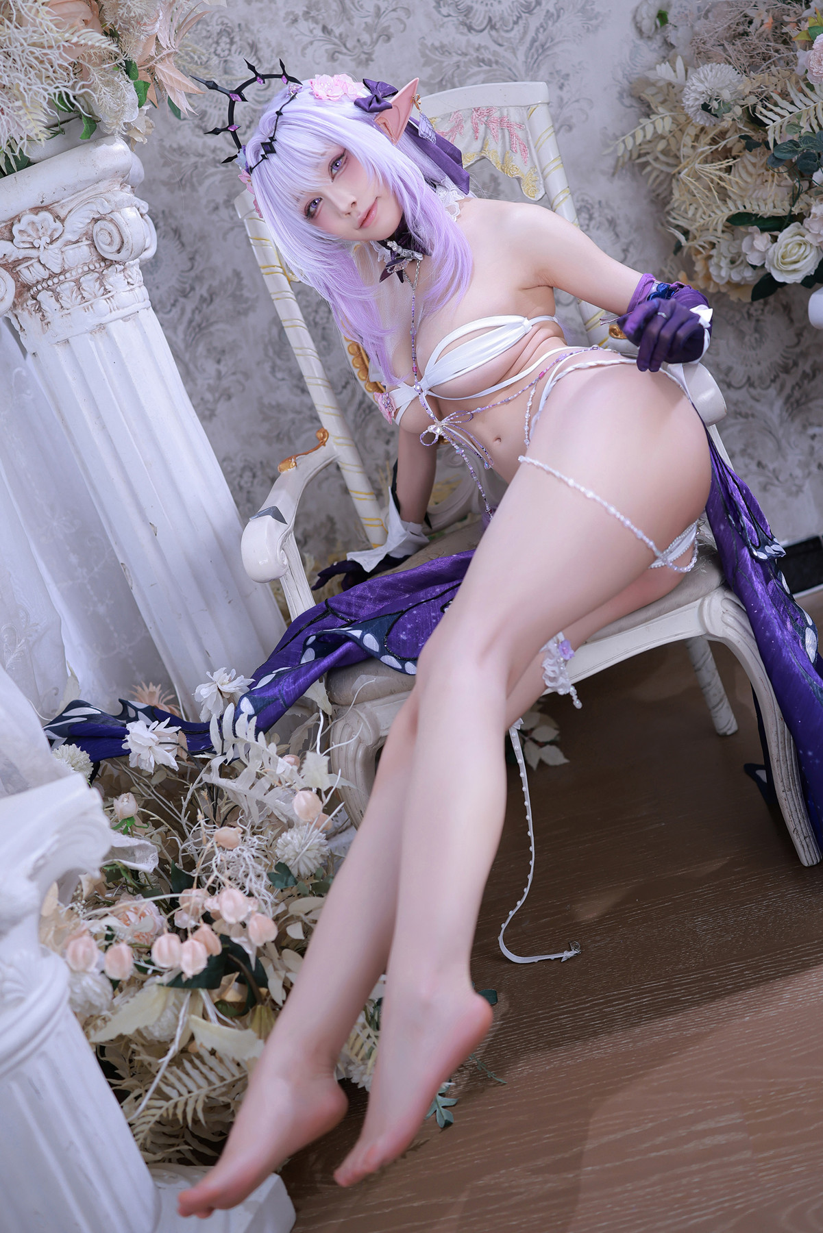 Cosplay 水淼Aqua – 遐蝶(71P)