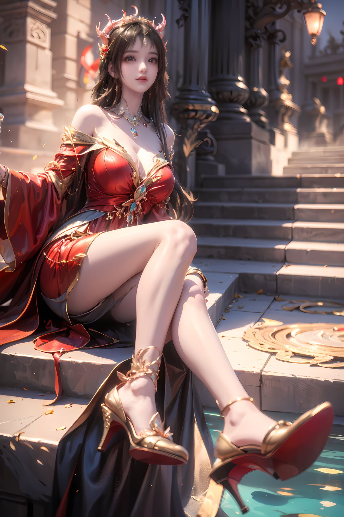 AI Generated 百炼成神 – 云落 (81P)