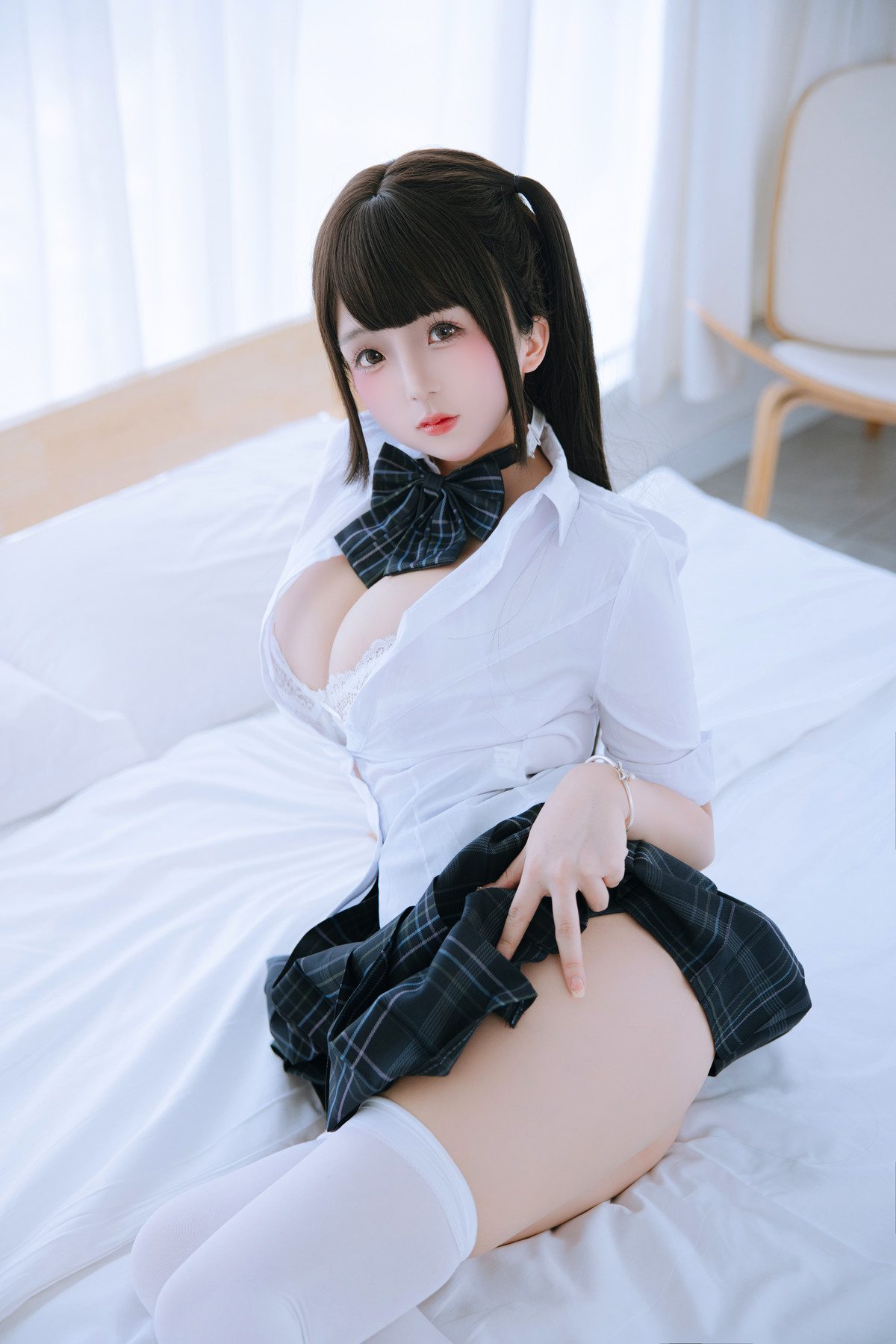 Cosplay Rinaijiao日奈娇 学姐 Set.01(65P)