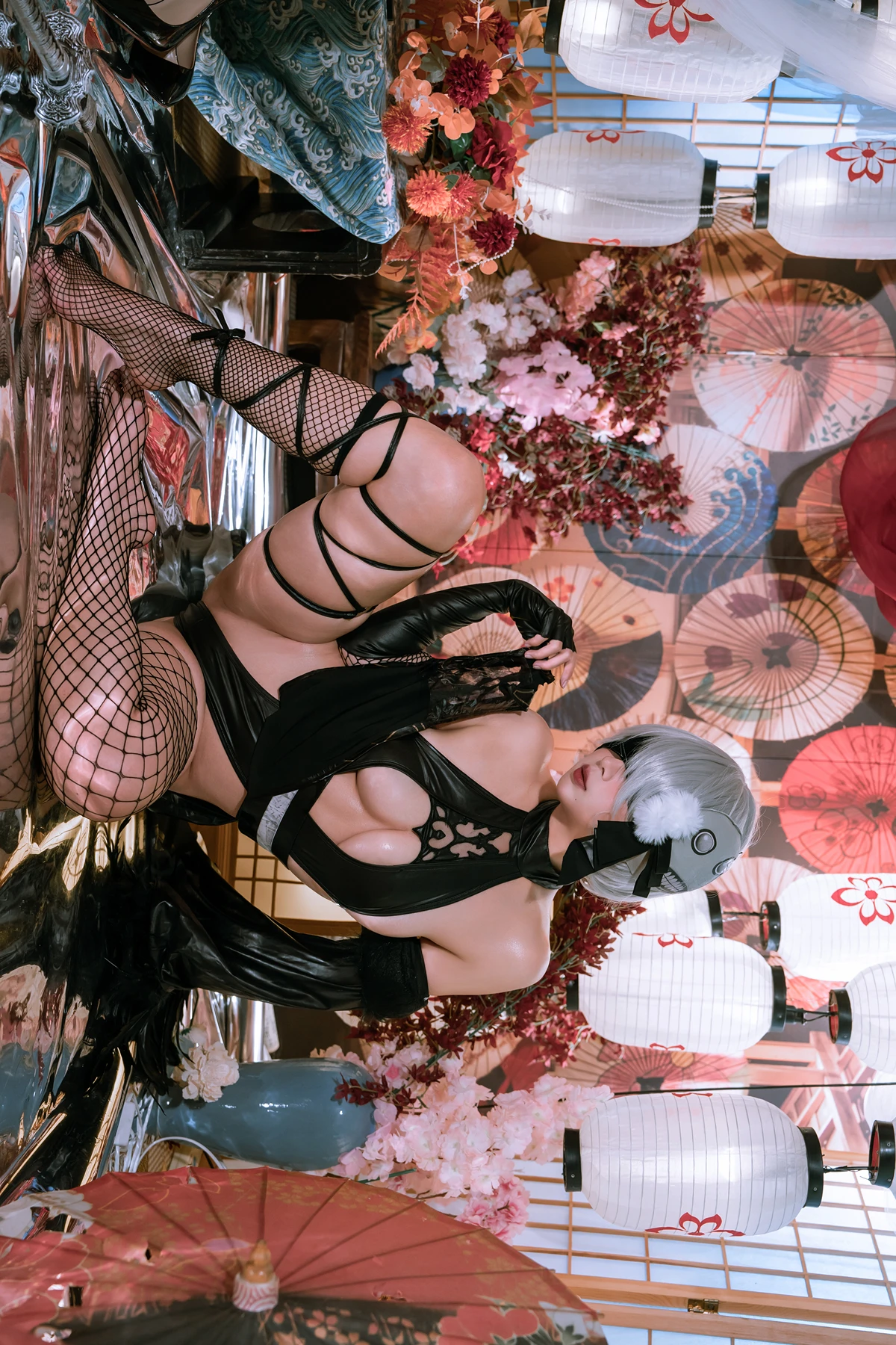 Cosplay 云溪溪Yunx1x1 & 奶桃 – 2B本 YoRHa No.2 Type B 下 Set.01