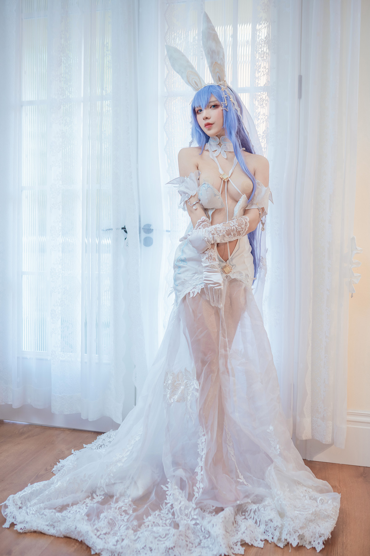Cosplay 九曲Jean 花园花嫁(32P)