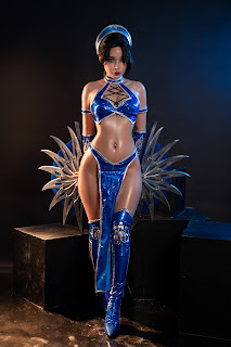 Coser@UmekoJ – Cosplay Kitana Mortal Kombat