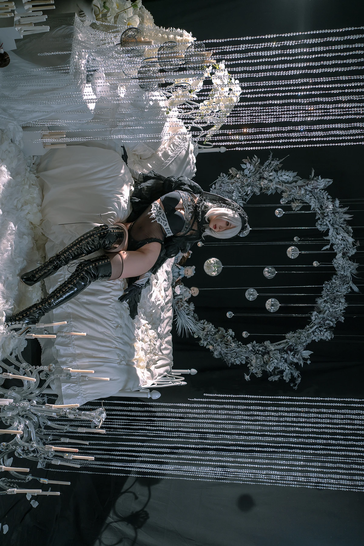 Cosplay 云溪溪Yunx1x1 & 奶桃 – 2B本 YoRHa No.2 Type B 上 Set.02
