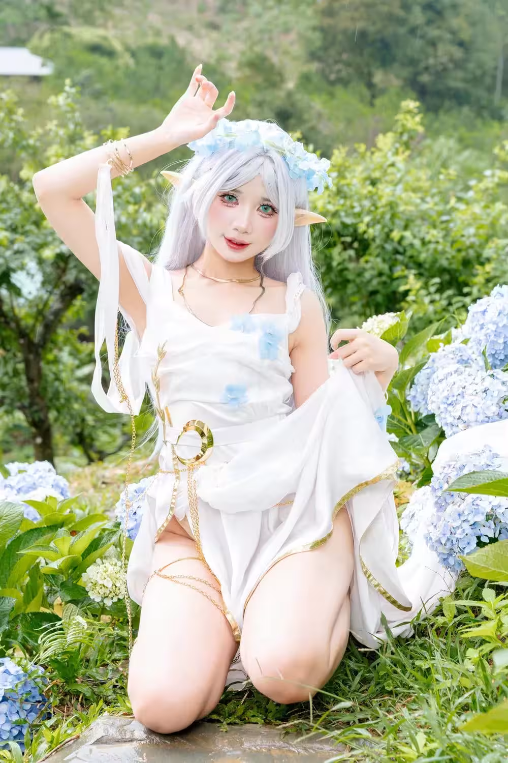 Poppachan – Frieren Blue Valley連衣裙