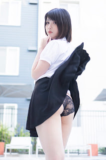 Coser@Hana Bunny – Wet Shirt Casual