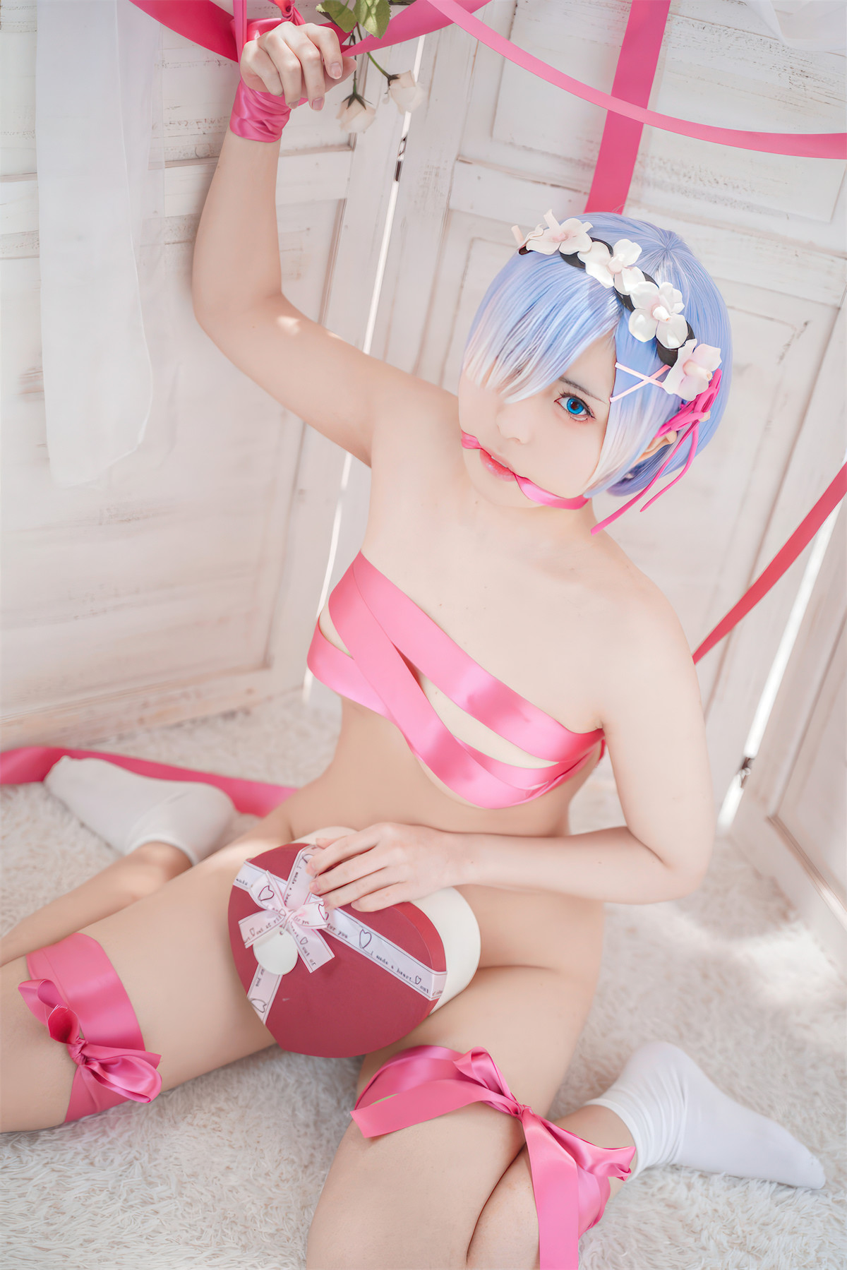 Cosplay 虎森森 蕾姆丝带 Rem Ribbon(48P)