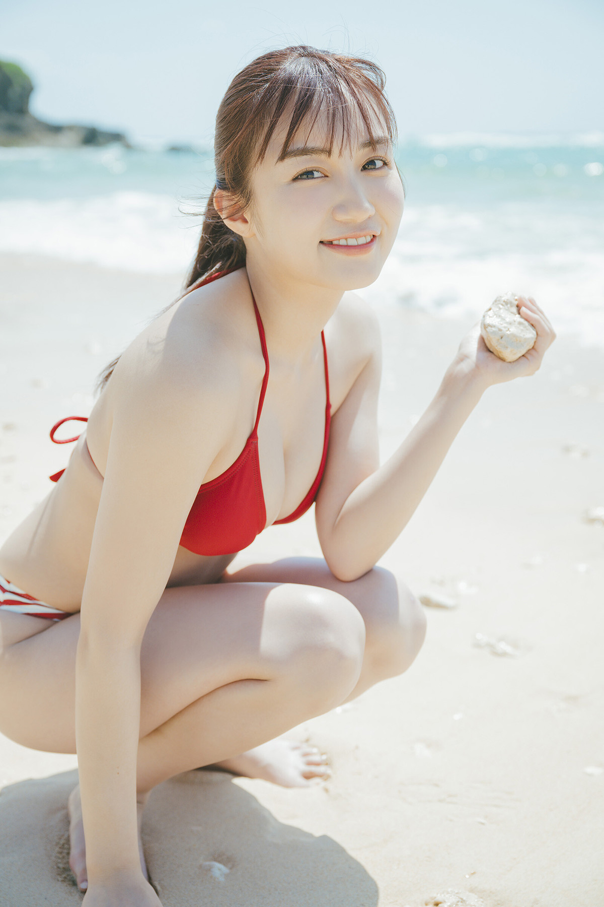 Kuroki Hikari 黒木ひかり, 漫画アクションデジタル写真集 「たまには海辺で」 Set.01