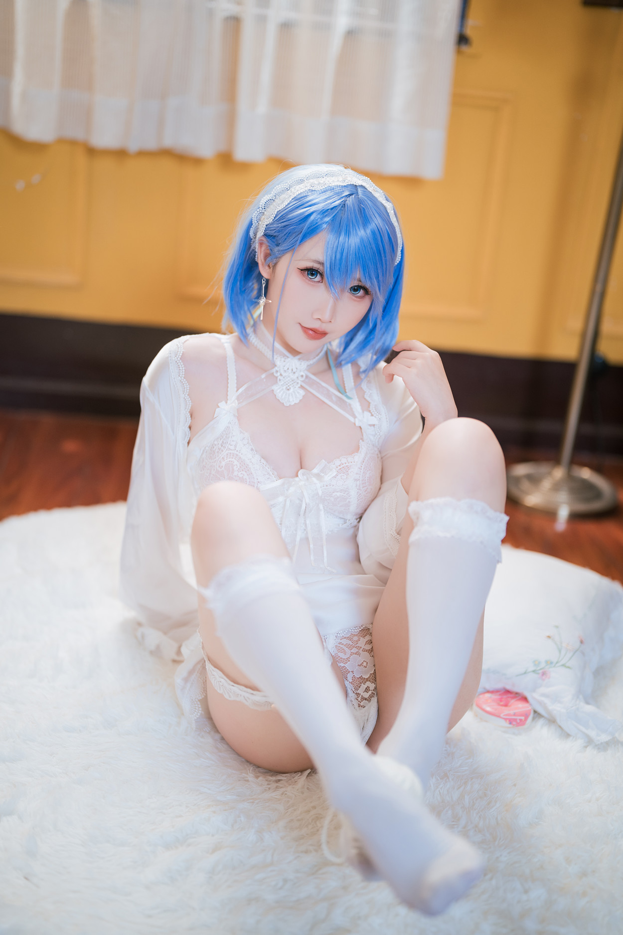 Cosplay 面饼仙儿 碧蓝航线 恰巴耶夫睡衣(45P)