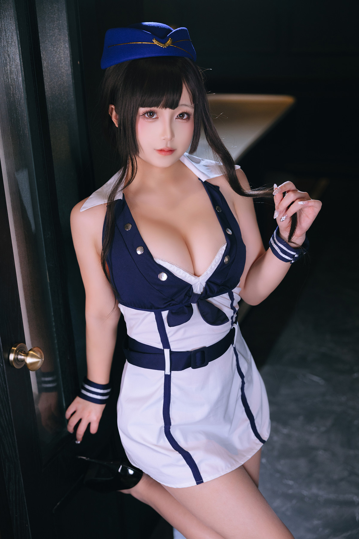 Cosplay Rinaijiao日奈娇 – 头等舱休息室 Set.01