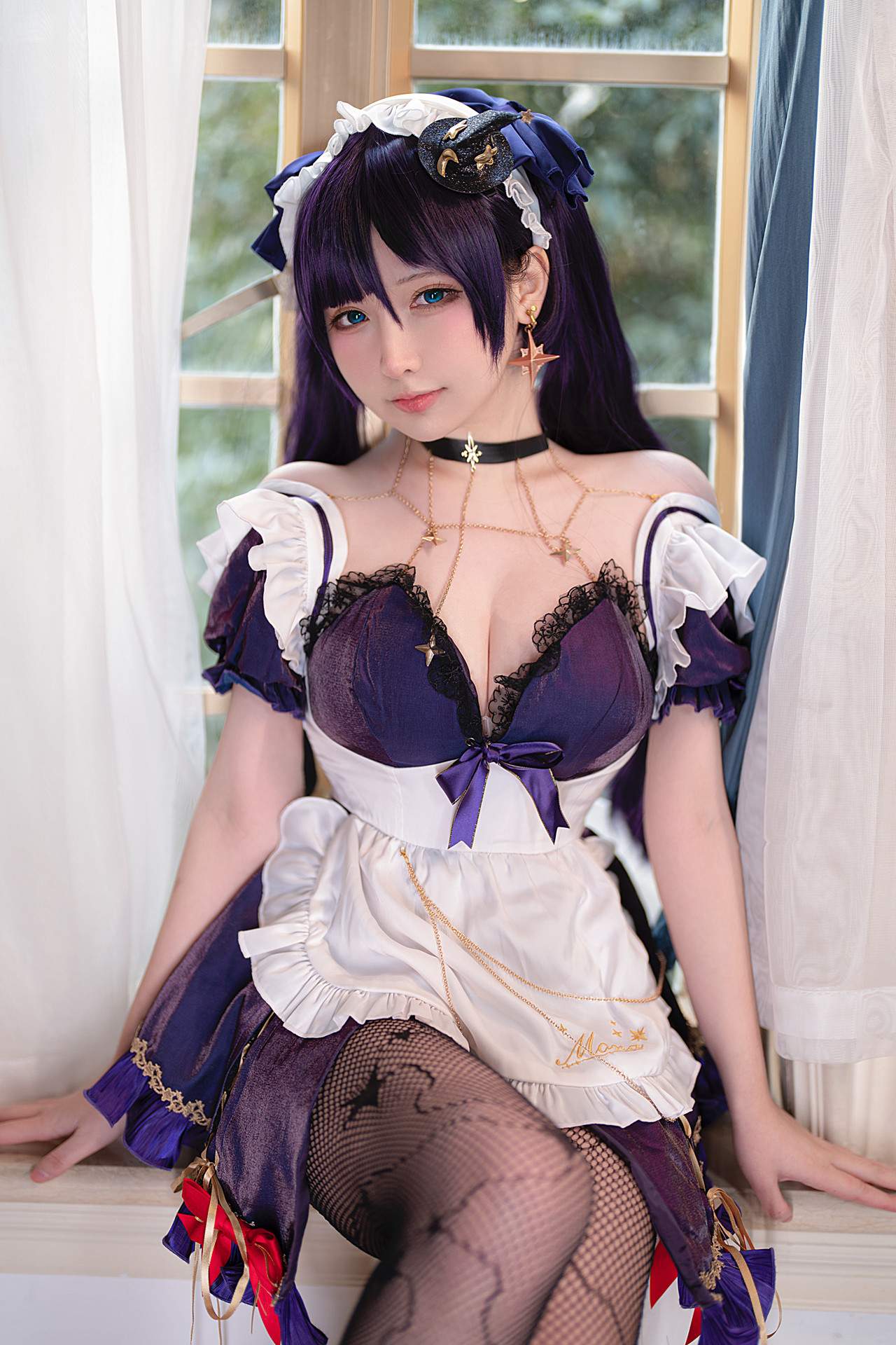 Cosplay 樱梨梨 莫娜女佣