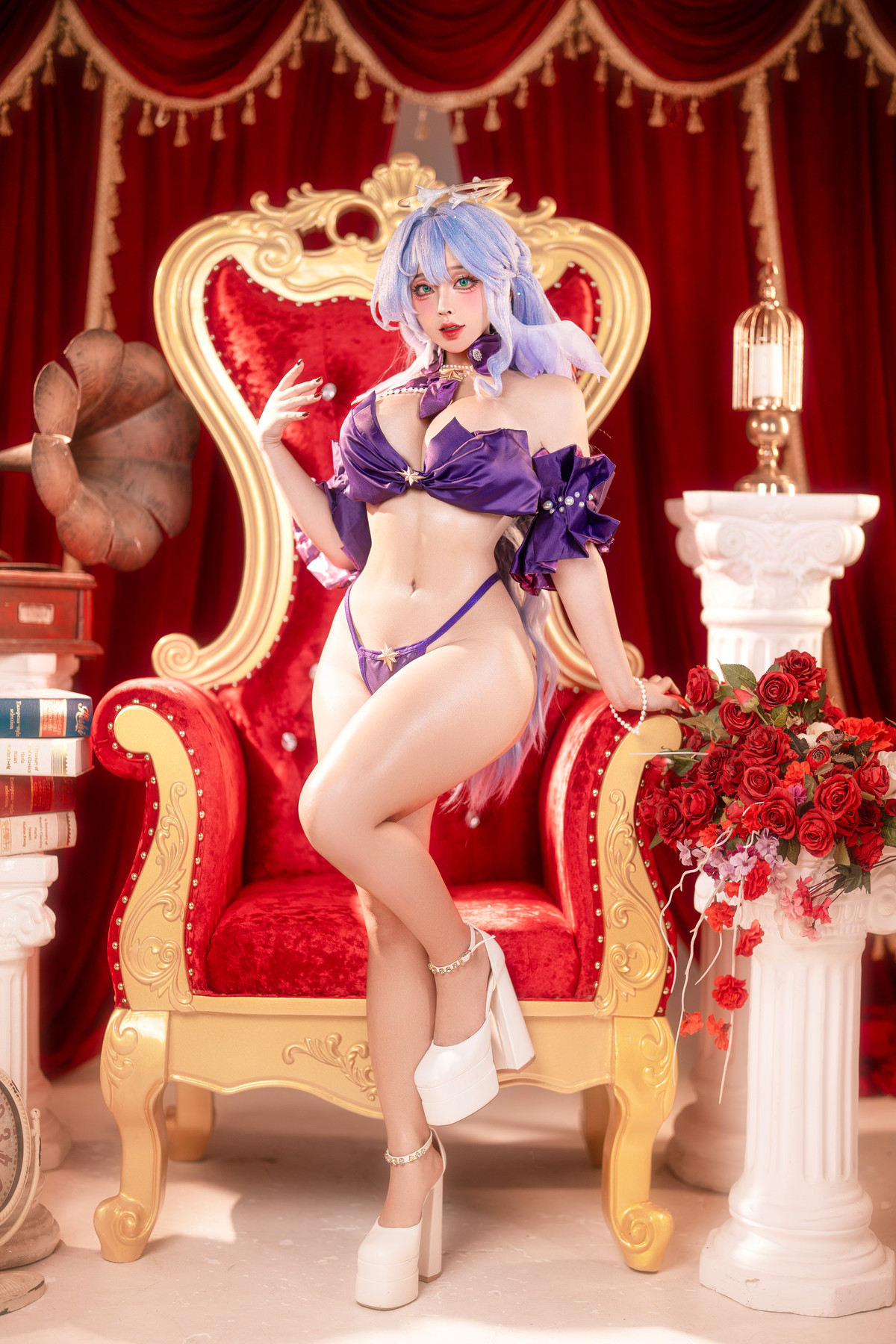Cosplay SayoMomo小桃 HSR Robin(40P)