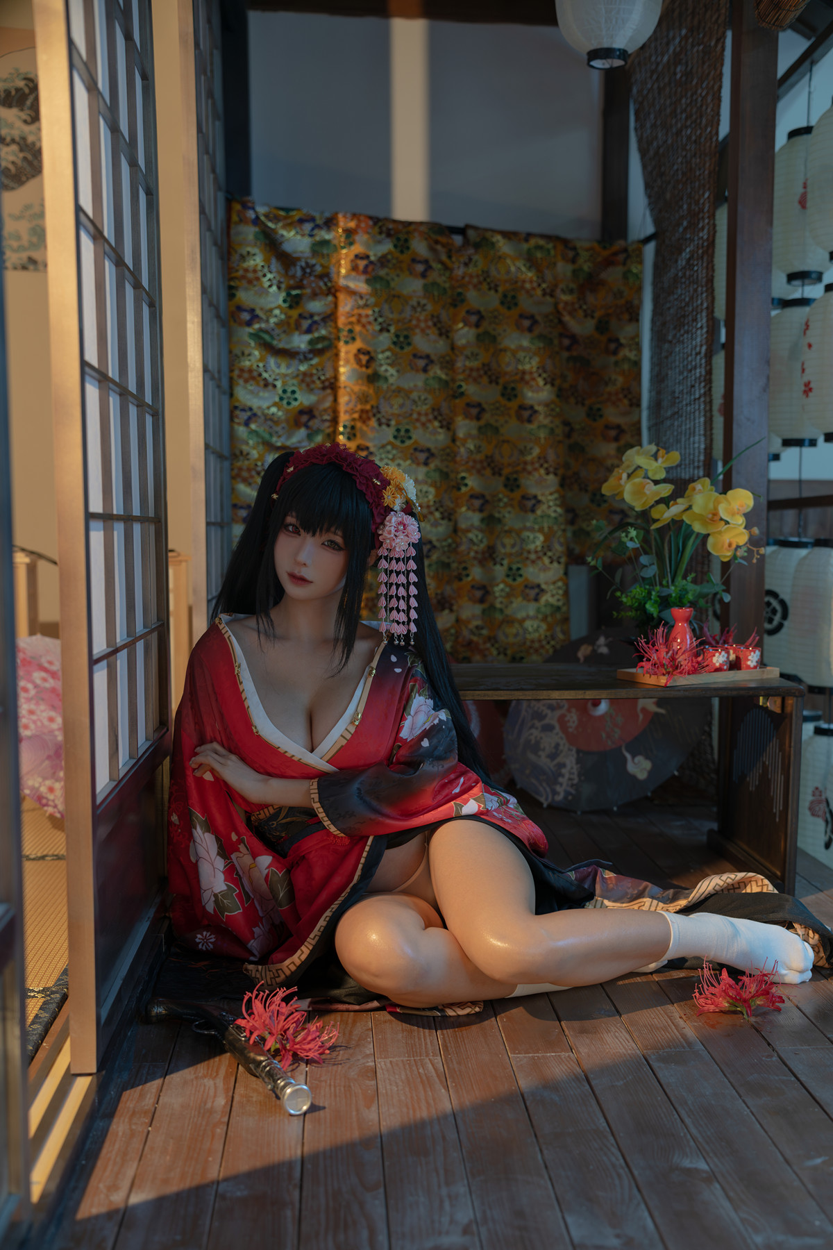 Cosplay 蠢沫沫Chunmomo 狂三和服 Kurumi Set.01(48P)