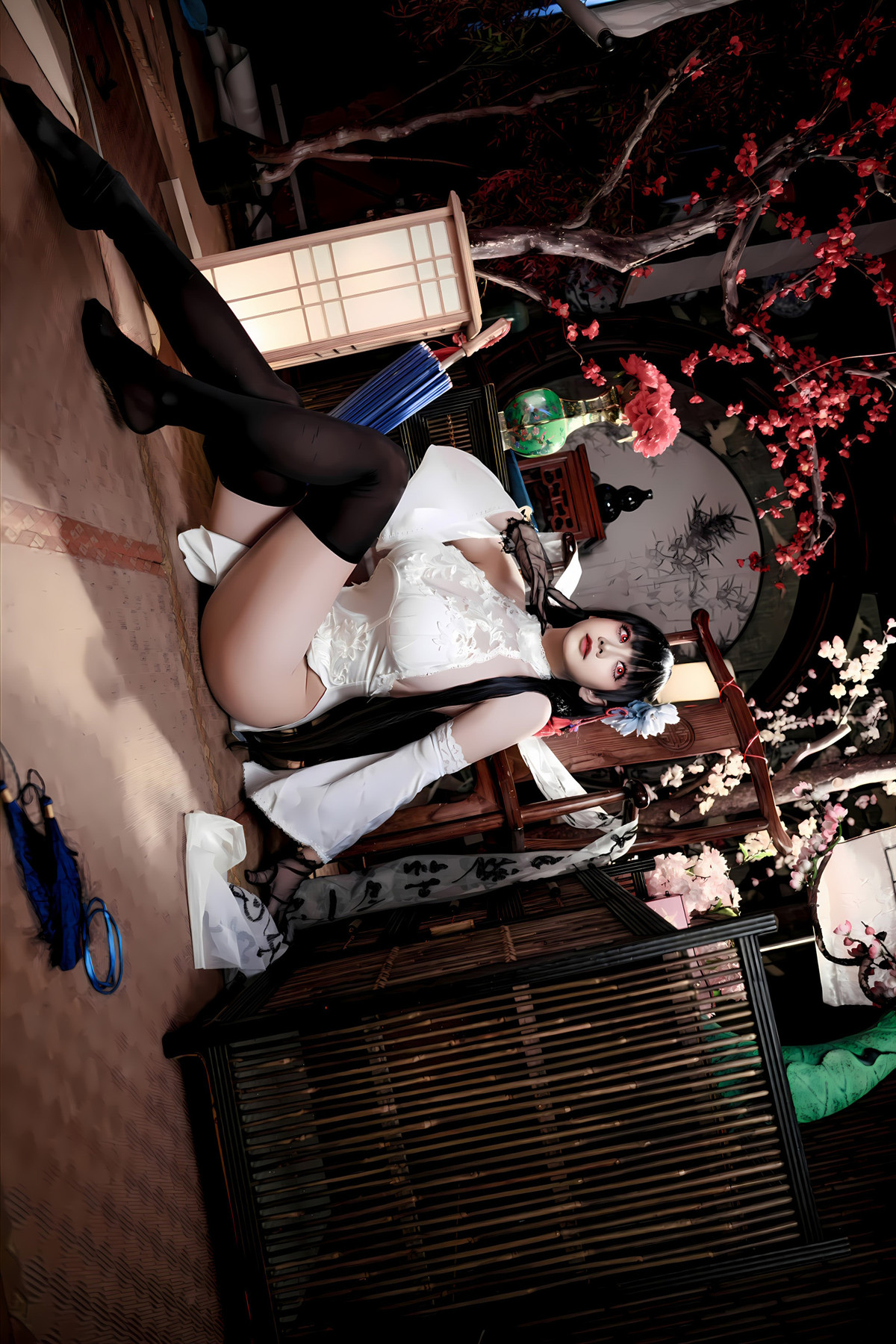 Cosplay 阿雪雪 – 碧蓝航线 逸仙 中式 Set.01(46P)