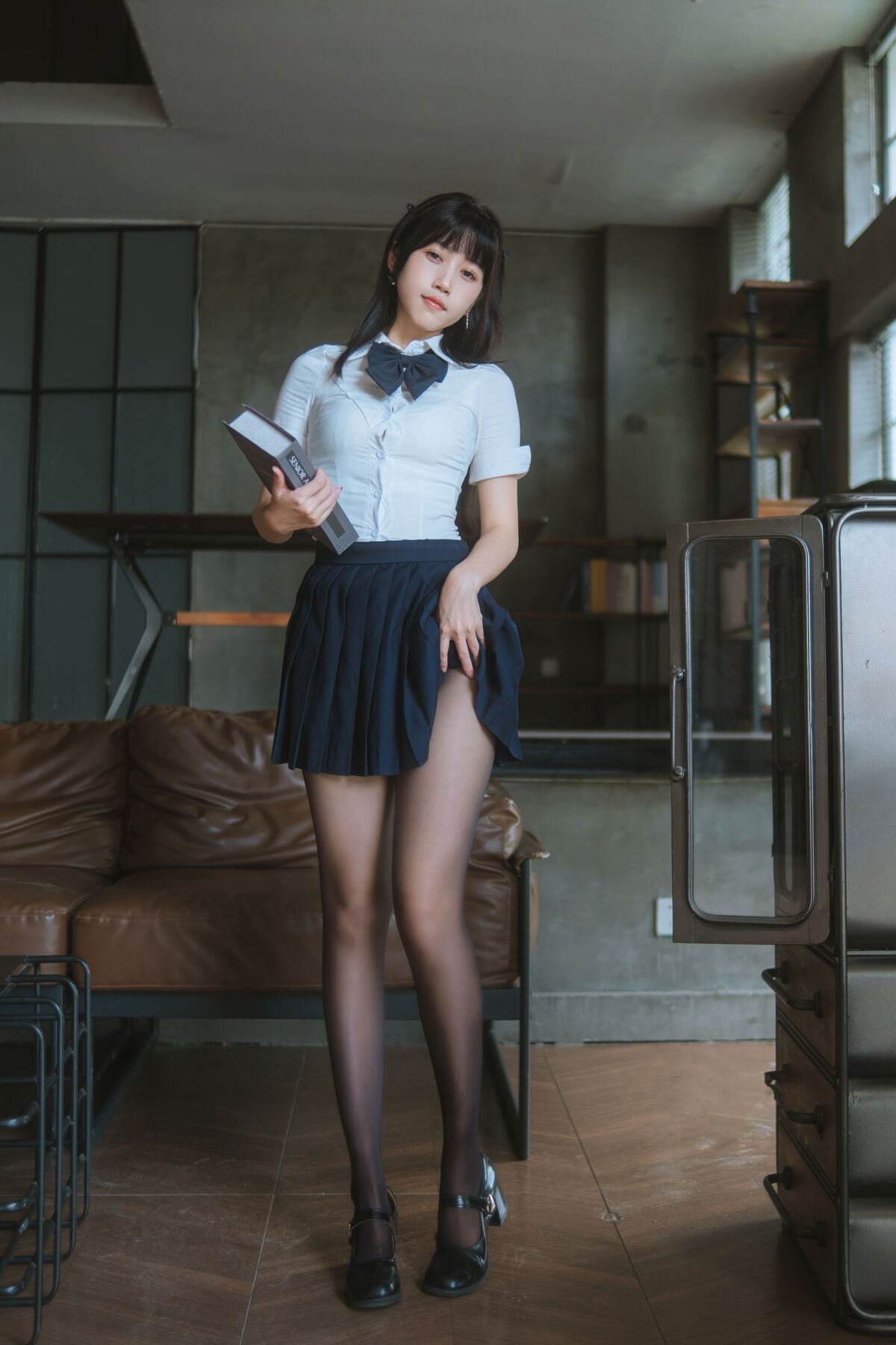 Coser@不呆猫 – JK学妹户外 (60P)