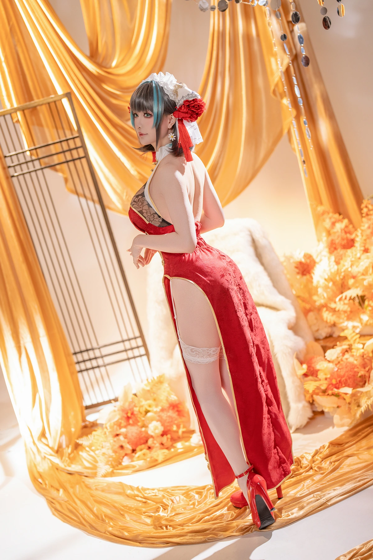 Cosplay 星之迟迟Hoshilily – 碧蓝航线柴郡(51P)