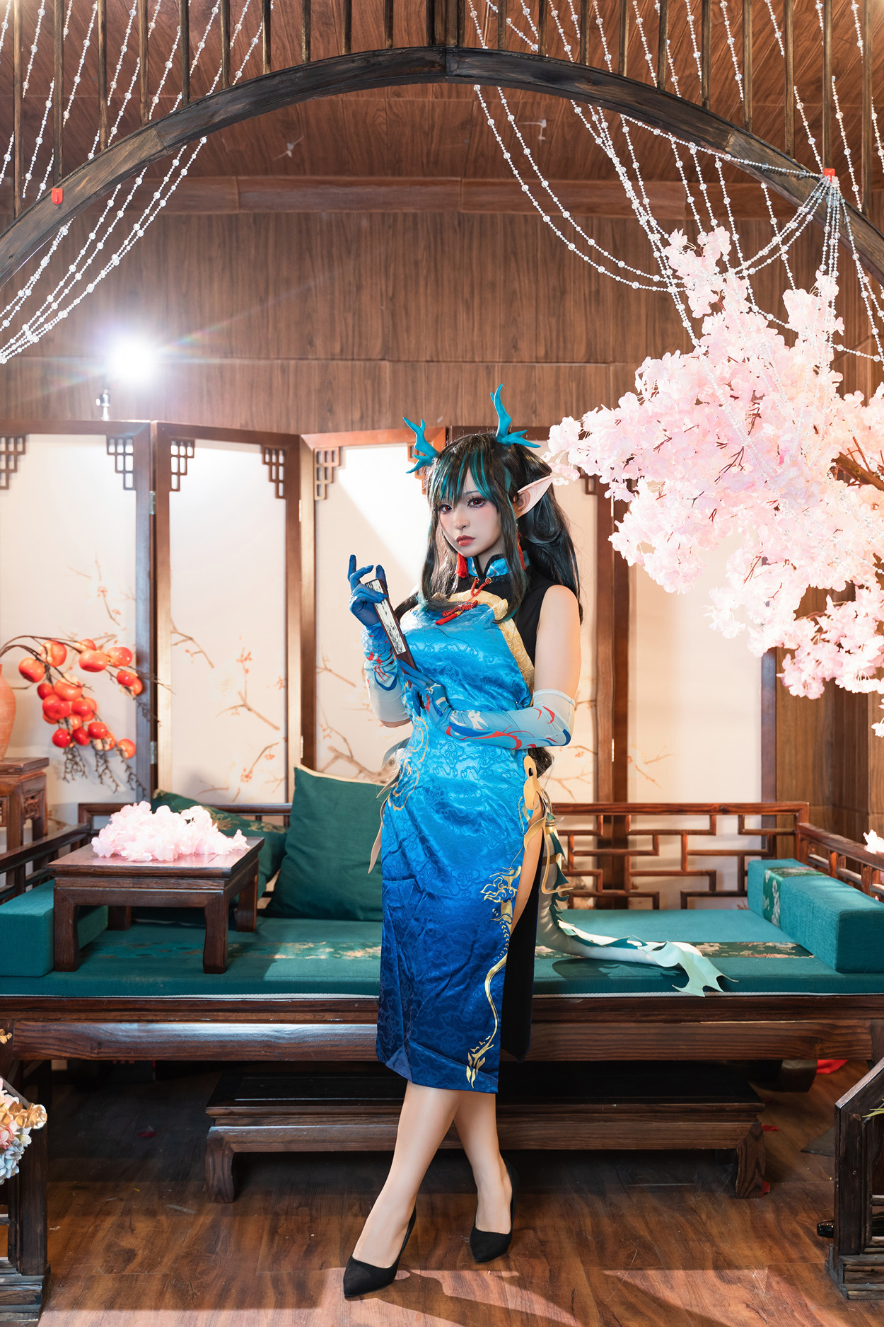 Cosplay 小和甜酒 & 橙风千雅 明日方舟年夕中式双人御守 Set.02(60P)