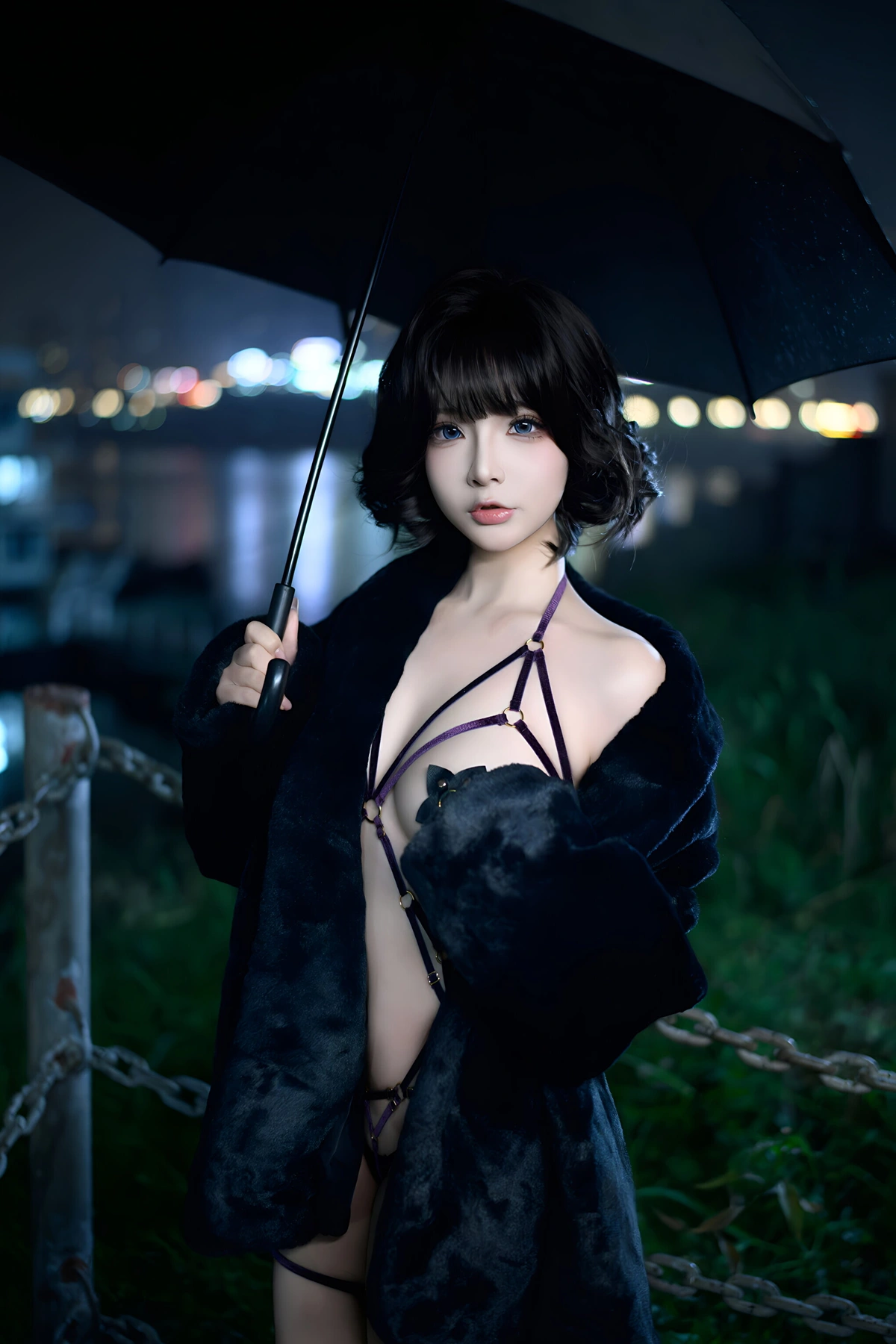 Cosplay Yuuhui玉汇 – 夜游轮渡 Set.01