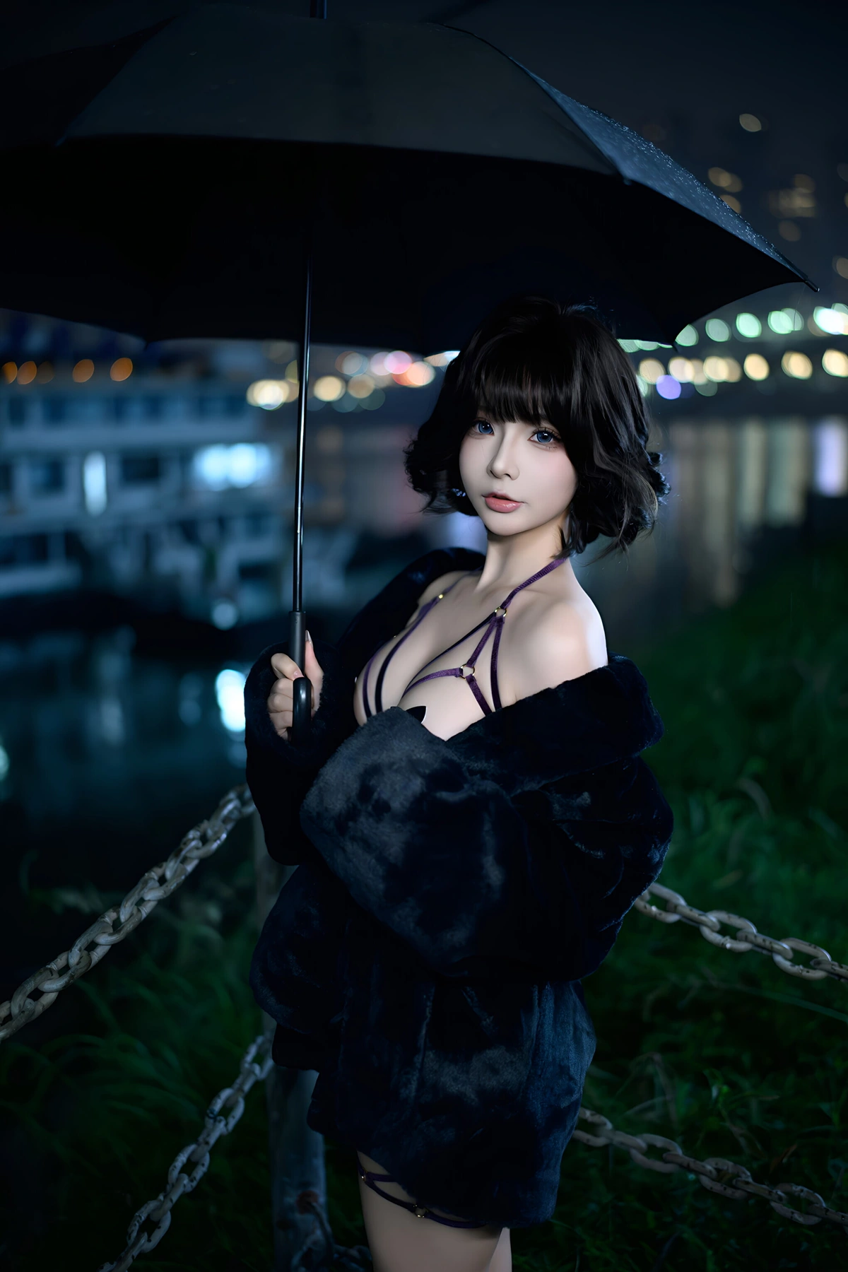 Cosplay Yuuhui玉汇 – 夜游轮渡 Set.01