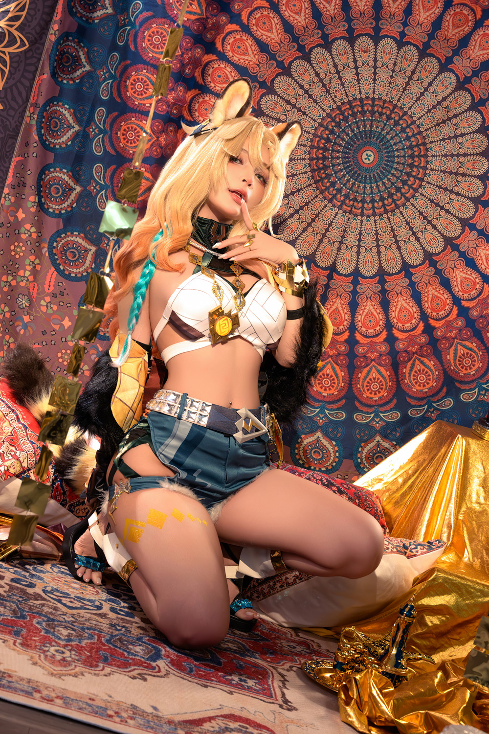 Cosplay Umeko.J – Xilonen Genshin Impact(78P)