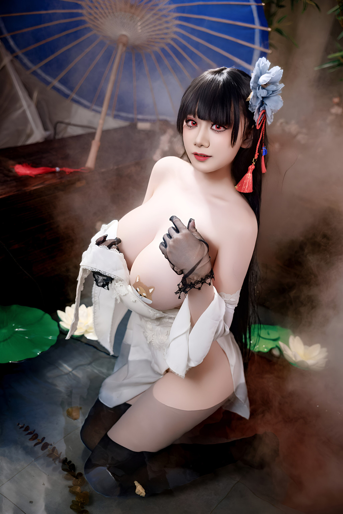 Cosplay 阿雪雪 – 碧蓝航线 逸仙 中式 Set.02