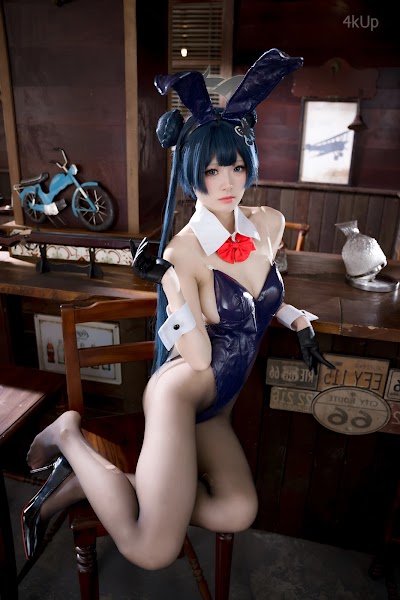 Coser@九柒喵 蔚蓝档案 龙华妃咲 兔女郎
