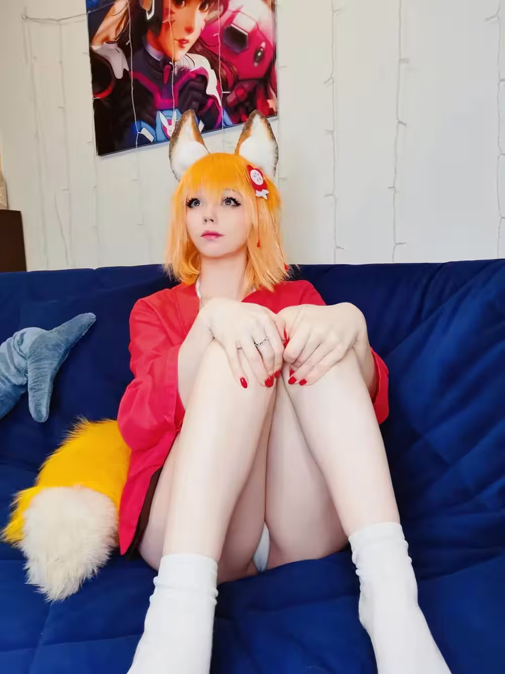 Caticornplay – Senko紅色和服