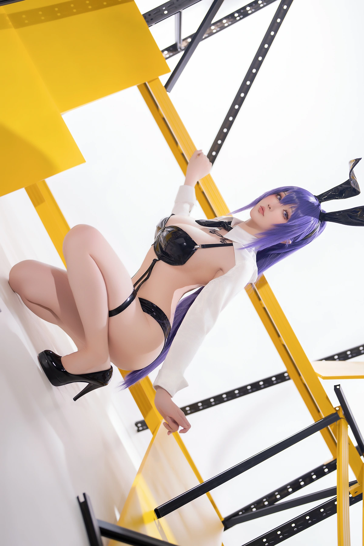 Cosplay 星之迟迟Hoshilily – 尼尔同人 2B学姐服