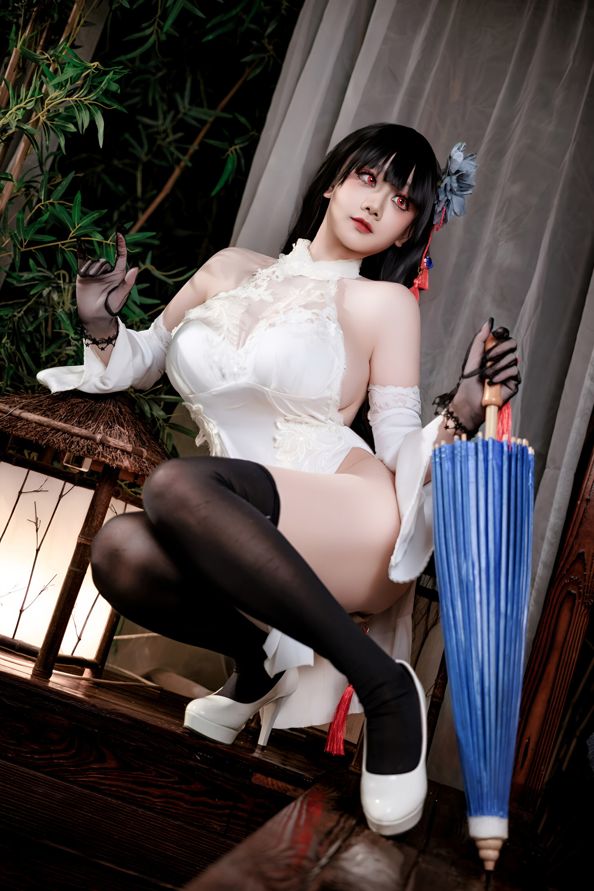 Cosplay 阿雪雪 – 碧蓝航线 逸仙 中式 Set.02(46P)