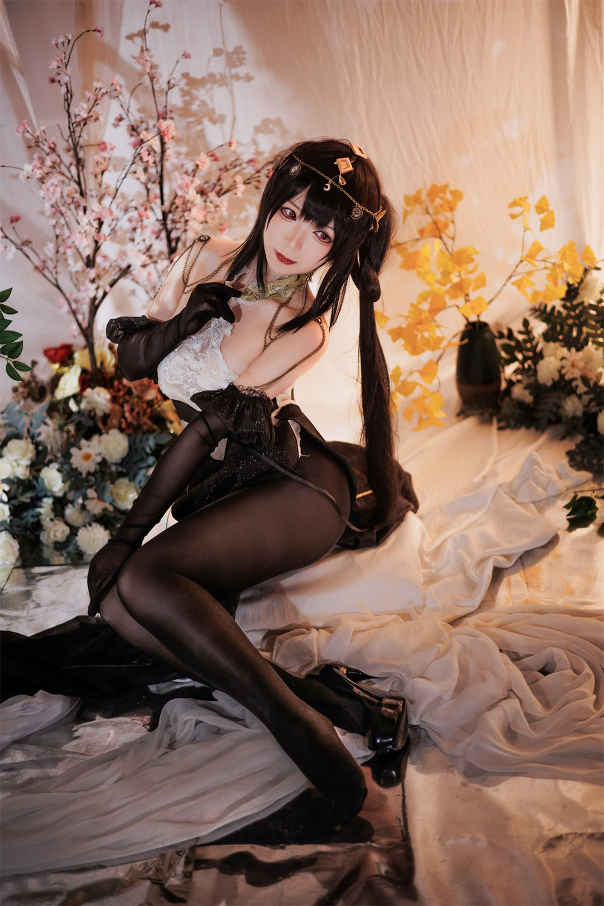 Cosplay 樱落酱w 碧蓝航线 镇海潋滟水色(32P)