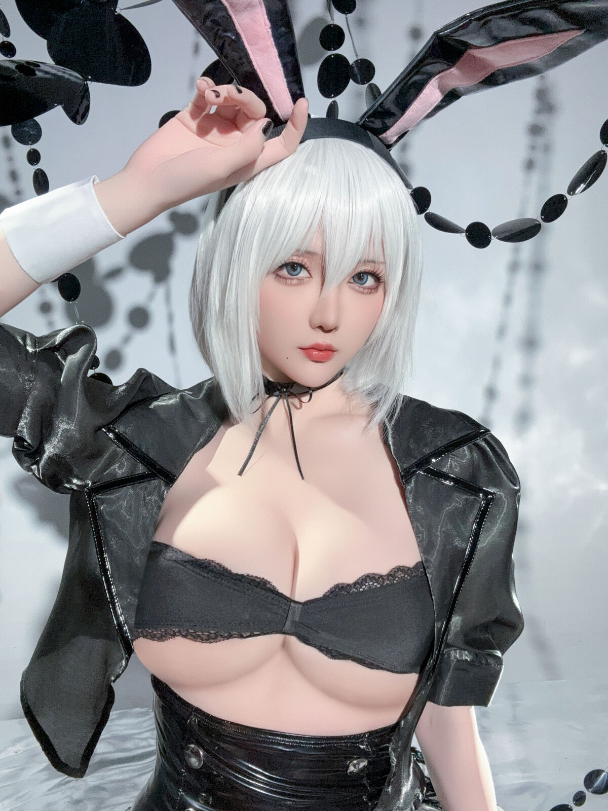 Coser@星之迟迟Hoshilily – 尼尔 机械纪元 2B 兔女郎 (35P)