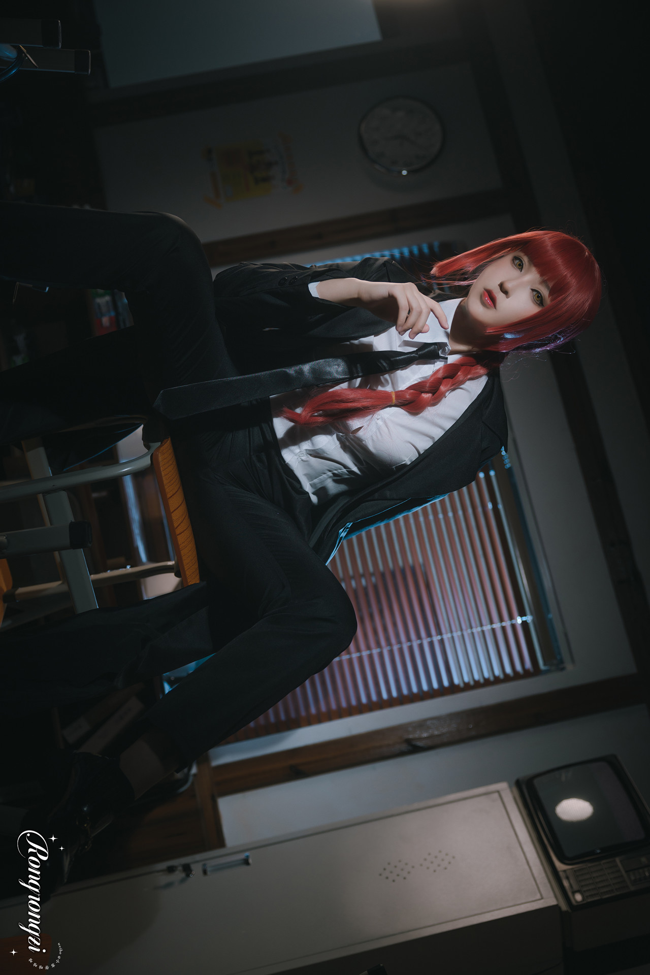 Cosplay 洛璃LoLiSAMA 链锯人 玛奇玛(45P)