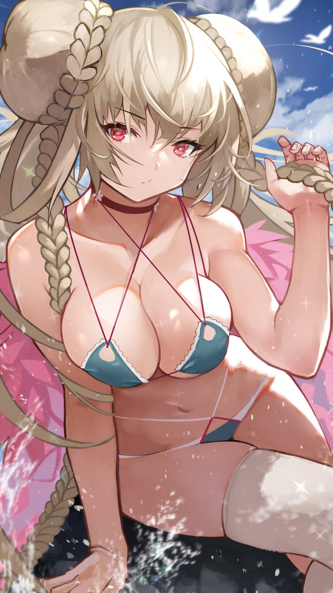 超级性感巨乳动漫美女原画
