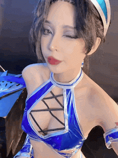 Coser@UmekoJ – Cosplay Kitana Mortal Kombat