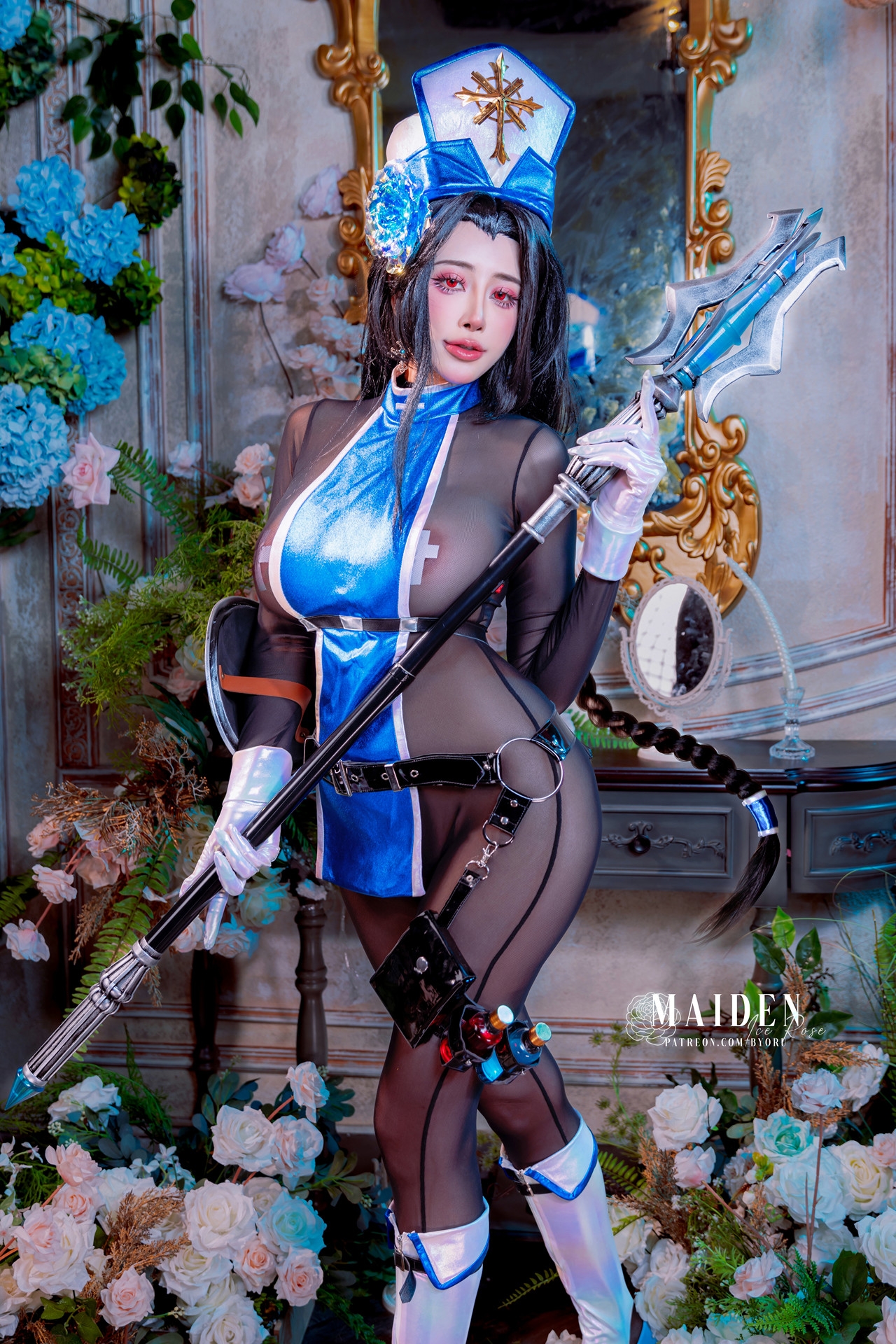 Cosplay 日本性感小妹Byoru Maiden-Ice Rose(41P)