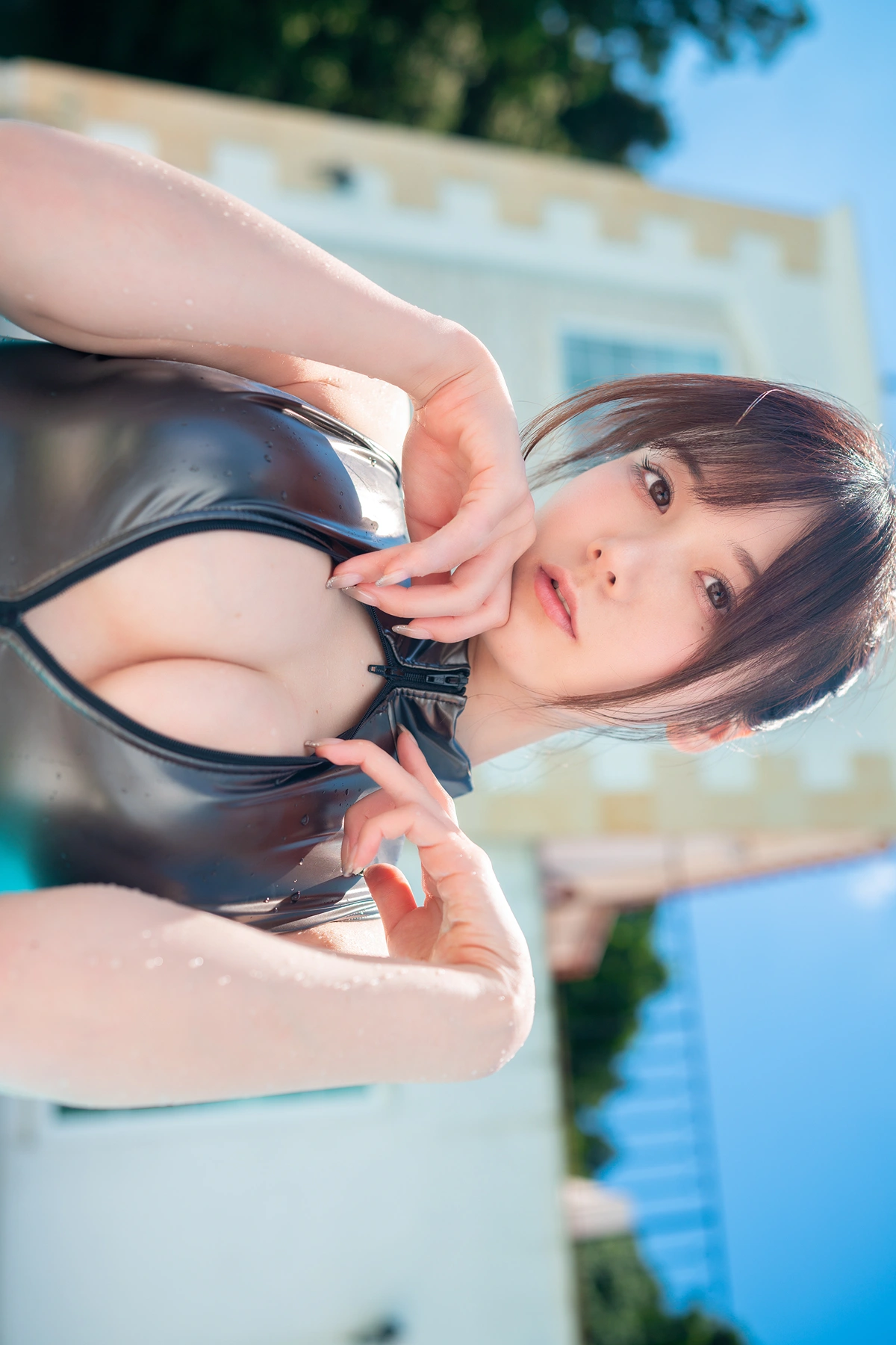 Kenken けんけんぱ, デジタル写真集 夕阳西下 竞泳泳装 Set.04