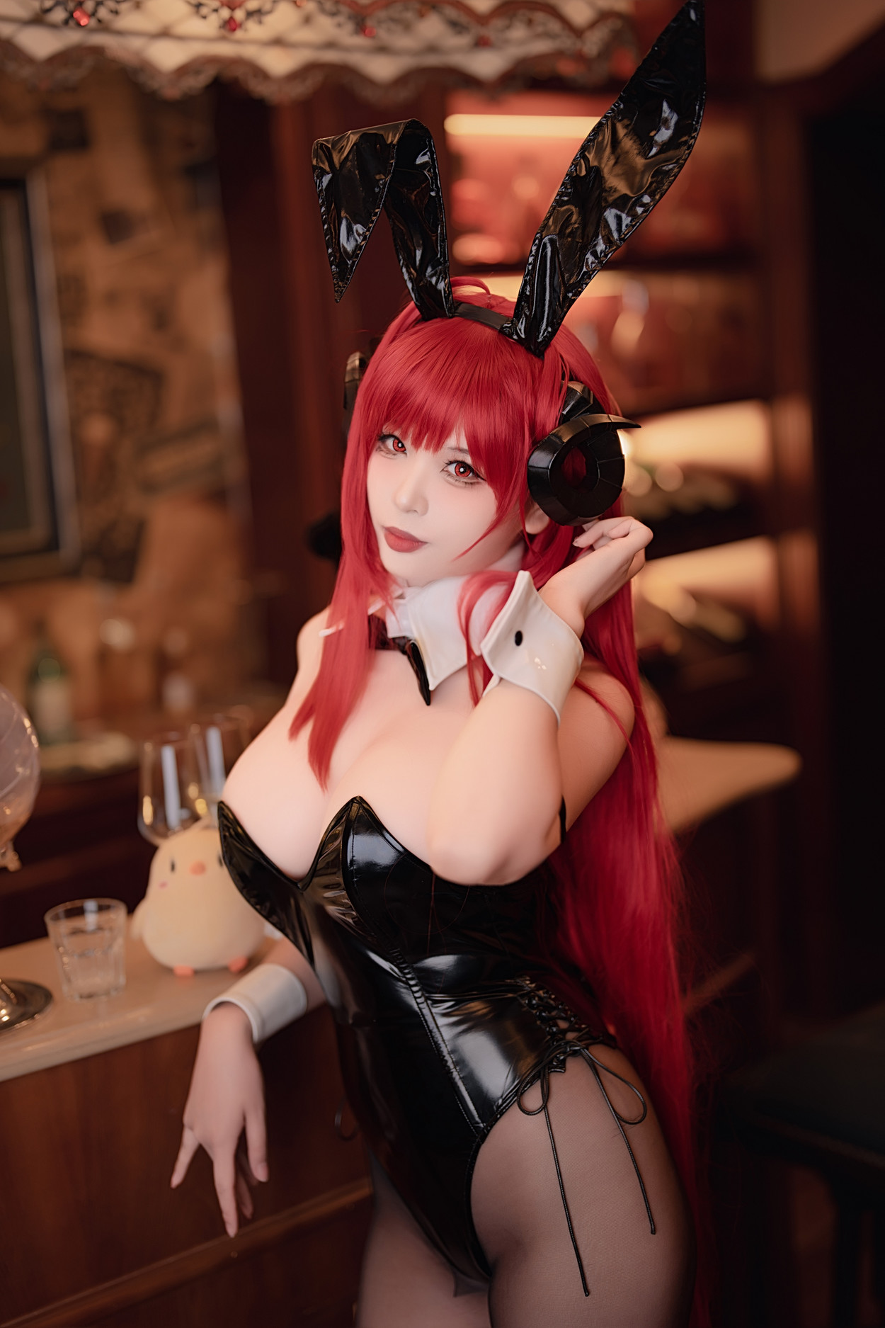 Cosplay 轩萧学姐 兴登堡兔女郎(70P)