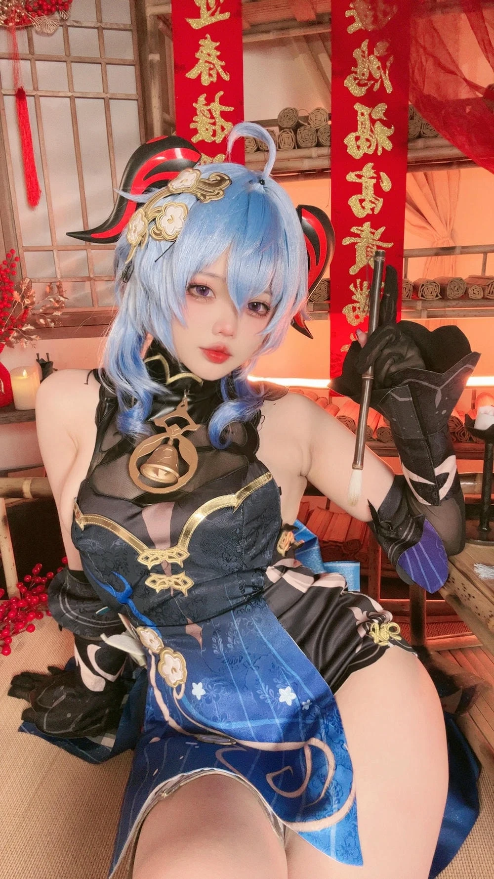 [網路收集系列]Coser@小瑤么么 – 甘雨海燈節禮服[40P]