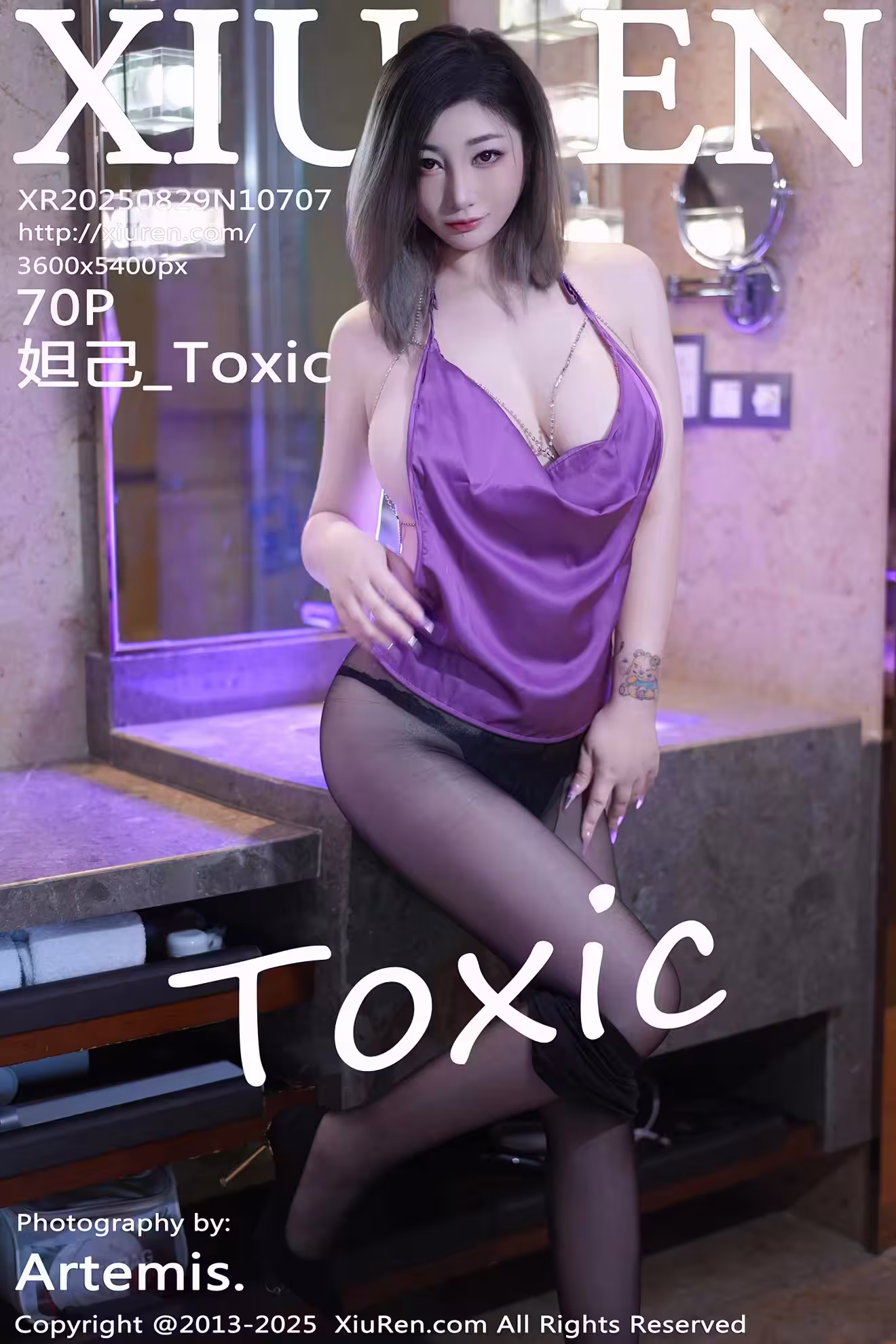 (XIUREN秀人網)2025.08.29 Vol.10707 妲己_Toxic 完整版無水印寫真(70P)