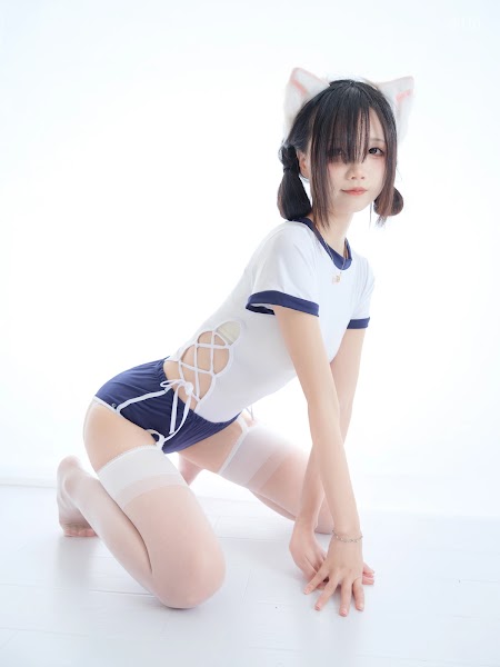 Coser@五更百鬼 舰长 体操服 猫耳