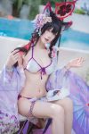 Coser@阿包也是兔娘 蔚蓝档案 狐坂若藻 水着