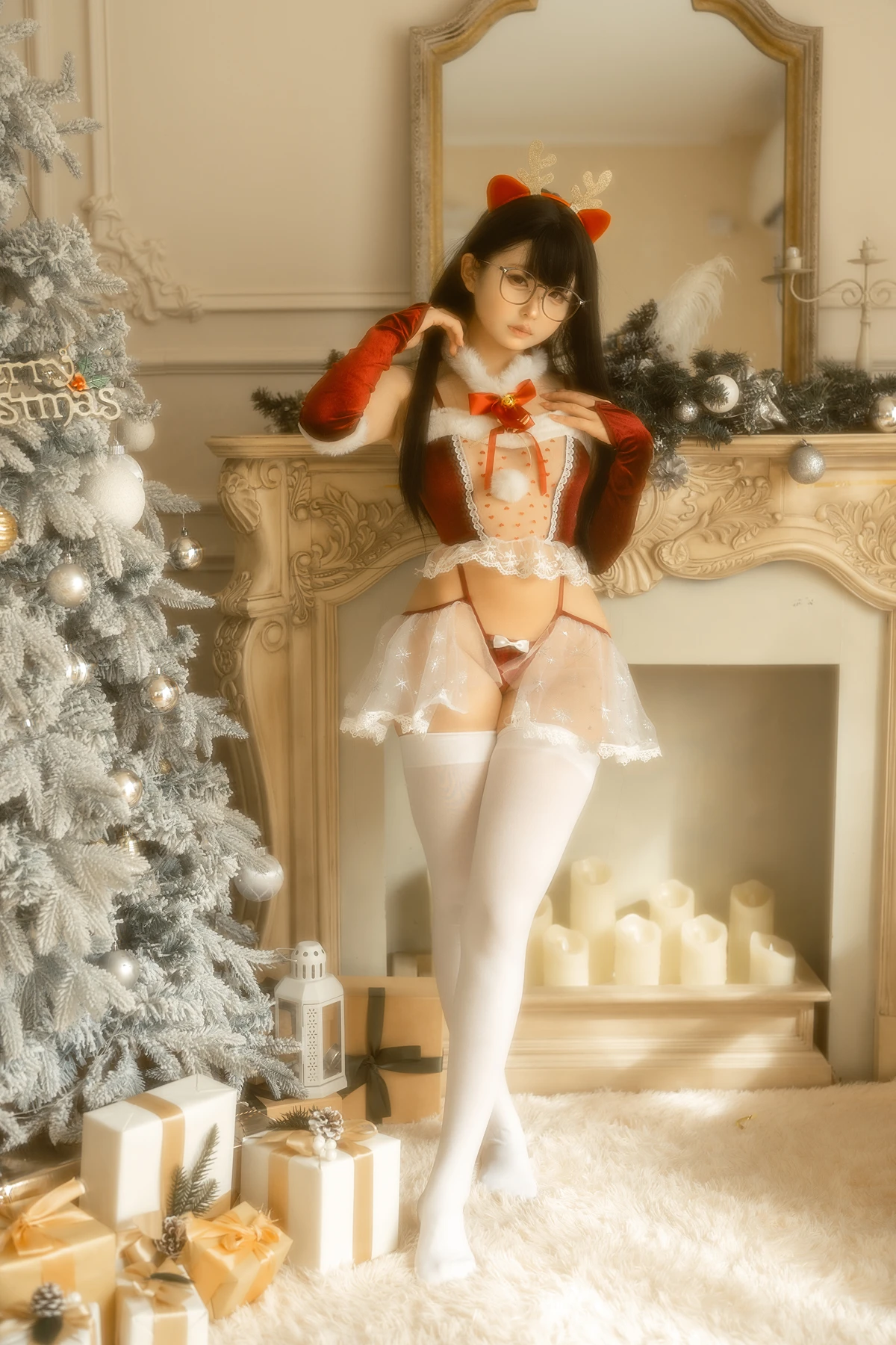Cosplay 幼水铃衣 – 圣诞小鹿