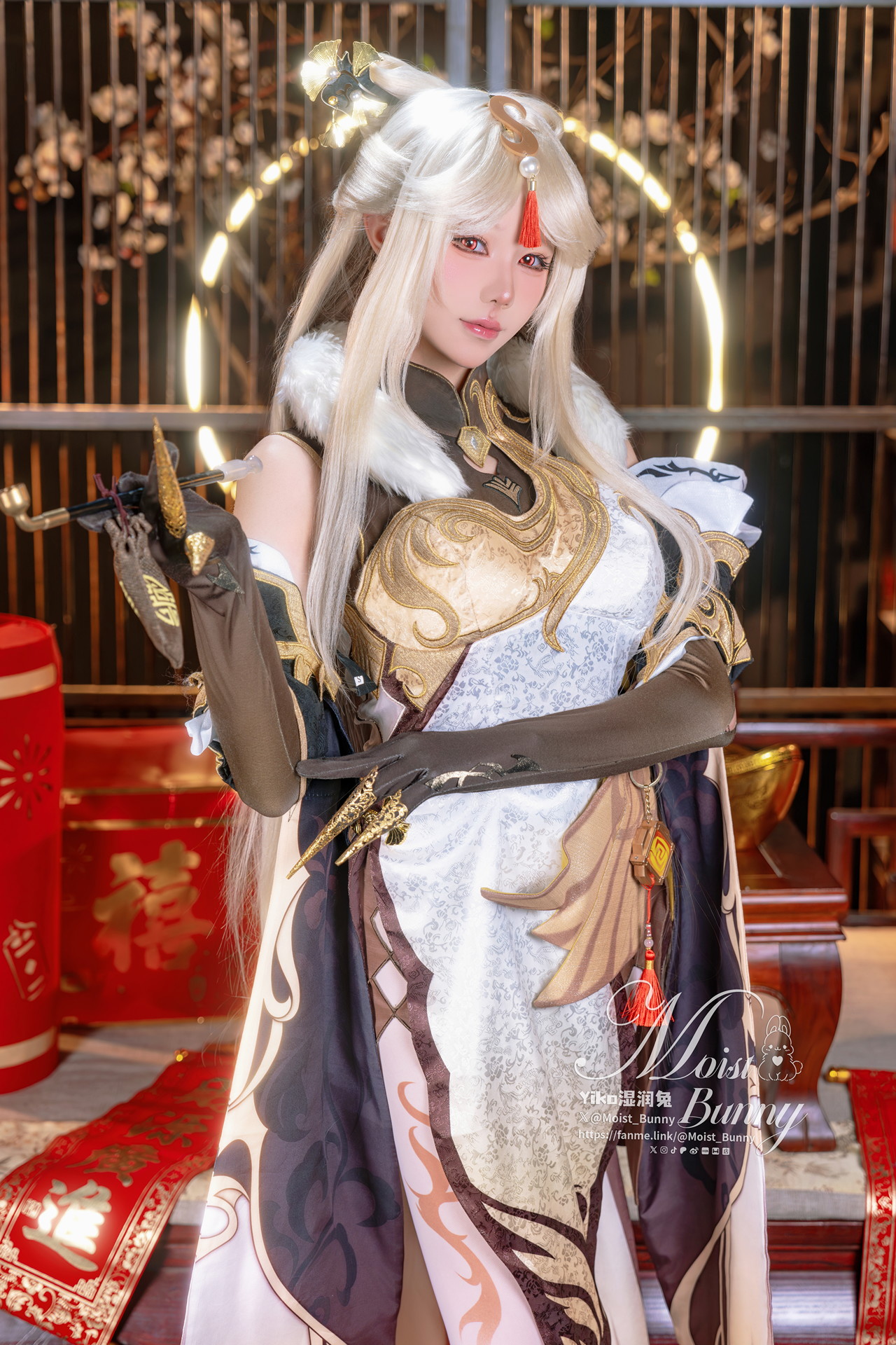 Cosplay 黏黏团子兔 金蛇来财 凝光贺岁 Set.01(50P)