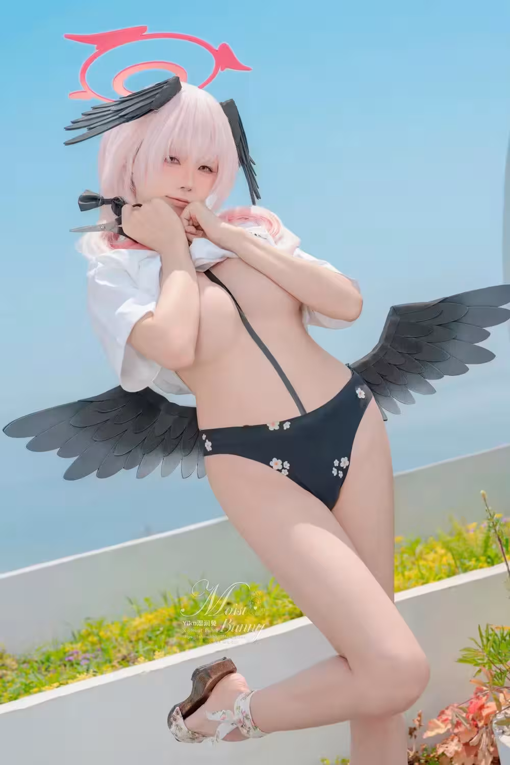 咬一口兔娘ovo (Yaokoututu) – 8月作品『下江小春 泳裝』 Honey